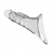 Прозрачная насадка на пенис - 22 см. - Baile - в Нижнем Новгороде купить с доставкой