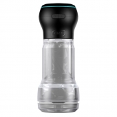Набор PowerBlow   Feel Pocket Stroker Crystal: мастурбатор и интерактивная насадка - Kiiroo - в Нижнем Новгороде купить с доставкой