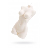 Белая интерьерная свеча в форме женского торса - 850 гр. - Pecado - купить с доставкой в Нижнем Новгороде