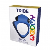 Синее эрекционное кольцо Wooomy Tribeс с вибрацией - Adrien Lastic - в Нижнем Новгороде купить с доставкой