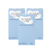 Набор из 3 упаковок ультратонких презервативов Pleasure Lab (по 12 шт.) - Pleasure Lab - купить с доставкой в Нижнем Новгороде