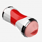 Двусторонний мастурбатор в колбе Power Grip Cup - вагина и ротик - Boys of Toys - в Нижнем Новгороде купить с доставкой