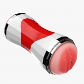 Двусторонний мастурбатор в колбе Power Grip Cup - вагина и ротик - Boys of Toys - в Нижнем Новгороде купить с доставкой