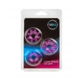 Набор из 3 лиловых эрекционных колец различной формы - Erowoman-Eroman - в Нижнем Новгороде купить с доставкой