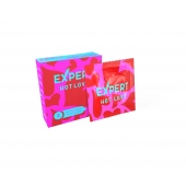 Презервативы с разогревающим эффектом Expert Hot Love - 3 шт. - Expert - купить с доставкой в Нижнем Новгороде