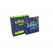 Светящиеся в темноте презервативы Expert Neon - 3 шт. - Expert - купить с доставкой в Нижнем Новгороде