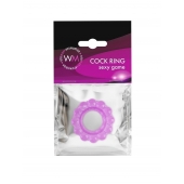 Лиловое эрекционное кольцо с 2 рядами стимулирующих шариков - Erowoman-Eroman - в Нижнем Новгороде купить с доставкой