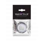 Эластичное эрекционное колечко с черными «ресничками» - Sextaz - в Нижнем Новгороде купить с доставкой
