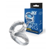 Прозрачное двойное эрекционное кольцо - Sex Expert - в Нижнем Новгороде купить с доставкой