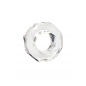 Прозрачное эрекционное кольцо в форме гайки - Sex Expert - в Нижнем Новгороде купить с доставкой