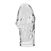 Прозрачная насадка на пенис Booker - 8 см. - Baile - в Нижнем Новгороде купить с доставкой