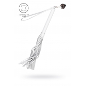 Белая кожаная плеть - 50 см. - Pecado - купить с доставкой в Нижнем Новгороде