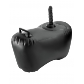 Черное надувное кресло с платформой для фиксации дилдо Body Dock Inflatable Love Seat - Pipedream - купить с доставкой в Нижнем Новгороде