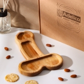 Деревянное блюдо для подачи в форме члена (25 х 16,5 х 1,7 см) - Сима-Ленд - купить с доставкой в Нижнем Новгороде