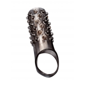 Дымчатая насадка на пенис с выпуклостями - 12 см. - Sex Expert - в Нижнем Новгороде купить с доставкой