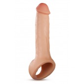 Телесная насадка-удлинитель Thrive 8.75 Inch Realistic Penis Extender Sleeve - 22,2 см. - Blush Novelties - в Нижнем Новгороде купить с доставкой
