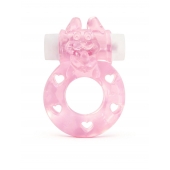 Розовое эрекционное виброкольцо в форме зайчика - 1137 - в Нижнем Новгороде купить с доставкой