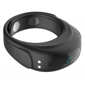 Черное эрекционное виброкольцо на ремешках - Boys of Toys - в Нижнем Новгороде купить с доставкой