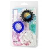 Набор из 3 эрекционных колец разного цвета и рельефа - Boys of Toys - в Нижнем Новгороде купить с доставкой