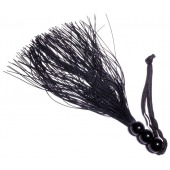 Черная силиконовая плетка - 25,4 см. - Boys of Toys - купить с доставкой в Нижнем Новгороде