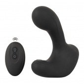 Черная анальная вибропробка с функцией расширения RC Butt Plug with 3 functions - Orion - в Нижнем Новгороде купить с доставкой