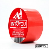 Красный скотч для фиксации Non-Sticky Bondage Tape - 15 м. - Intoyou - купить с доставкой в Нижнем Новгороде
