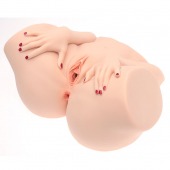 Телесный мастурбатор-полуторс Barbie - Naked Factory - в Нижнем Новгороде купить с доставкой