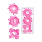 Комплект из 3 розовых эрекционных колец - Erowoman-Eroman - в Нижнем Новгороде купить с доставкой