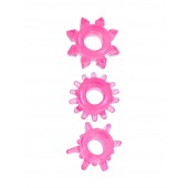 Комплект из трех розовых эрекционных колец - Erowoman-Eroman - в Нижнем Новгороде купить с доставкой