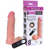 Фаллическая насадка Харнесс UNICOCK 8  с вибрацией - 20 см. - LOVETOY (А-Полимер) - купить с доставкой в Нижнем Новгороде