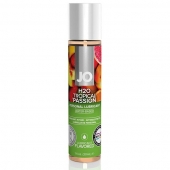 Смазка с ароматом тропических фруктов JO Flavored Tropical Passion - 30 мл. - System JO - купить с доставкой в Нижнем Новгороде