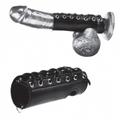 Сбруя на член на шнуровке 5  Cock Sheath - BlueLine - купить с доставкой в Нижнем Новгороде