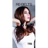 Чёрный кожаный чокер-кляп Tyra Black - Rebelts - купить с доставкой в Нижнем Новгороде