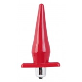 Красная водонепроницаемая вибровтулка - 12,7 см. - ToyFa