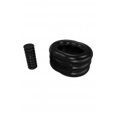 Чёрное эрекционное виброкольцо Stretch - Bathmate - в Нижнем Новгороде купить с доставкой