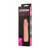 Телесная насадка-удлинитель Extension sleeve - 17 см. - Sitabella - в Нижнем Новгороде купить с доставкой