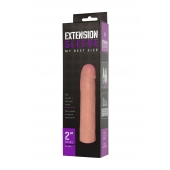 Насадка-удлинитель Extension sleeve телесного цвета - 18,5 см. - Sitabella - в Нижнем Новгороде купить с доставкой