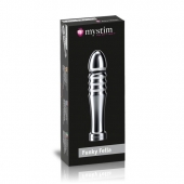 Ребристый фаллоимитатор для электростимуляции Funky Fella Rill Dildo - 13 см. - MyStim - купить с доставкой в Нижнем Новгороде