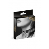 Узенький ошейник из полиуретана с кольцом - Bijoux Pour Toi - купить с доставкой в Нижнем Новгороде