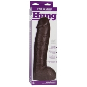 Большая насадка для трусиков Vac-U-Lock Realistic Hung - 31,7 см. - Doc Johnson - купить с доставкой в Нижнем Новгороде