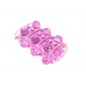 Розовая насадка на пенис Rings Armour - Lola Games - в Нижнем Новгороде купить с доставкой