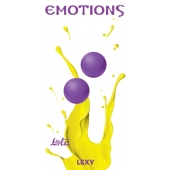 Фиолетовые вагинальные шарики без сцепки Emotions Lexy Small - Lola Games