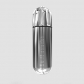 Серебристая перезаряжаемая вибропуля Bathmate Vibrating Bullet Vibe Chrome - Bathmate