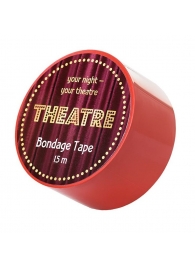 Красный бондажный скотч TOYFA Theatre - 15 м. - ToyFa - купить с доставкой в Нижнем Новгороде