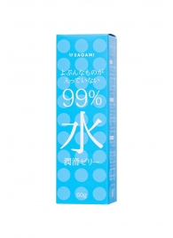 Смазка на водной основе Sagami Water 99% - 60 гр. - Sagami - купить с доставкой в Нижнем Новгороде