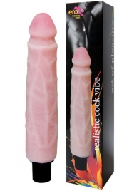 Вибратор Realistic Cock Vibe телесного цвета - 25,5 см. - Bior toys