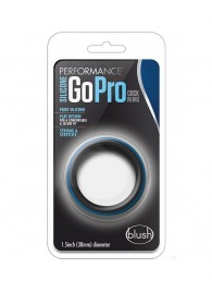 Черно-синее эрекционное кольцо Silicone Go Pro Cock Ring - Blush Novelties - в Нижнем Новгороде купить с доставкой