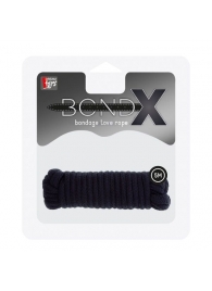 Чёрная веревка для связывания BONDX LOVE ROPE - 5 м. - Dream Toys - купить с доставкой в Нижнем Новгороде