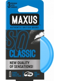Классические презервативы в железном кейсе MAXUS Classic - 3 шт. - Maxus - купить с доставкой в Нижнем Новгороде