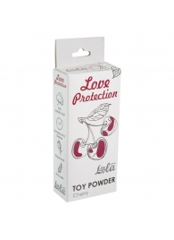 Пудра для игрушек Love Protection с ароматом вишни - 15 гр. - Lola Games - купить с доставкой в Нижнем Новгороде